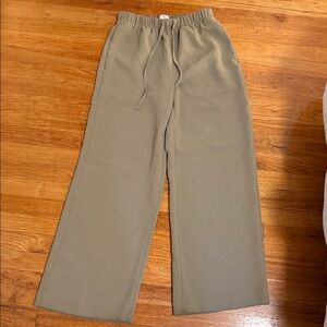 Wilfred Olive Green Relaxed Pants